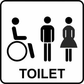 sticker toilet heren L7-093