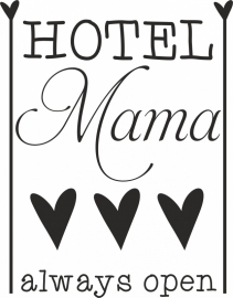 muursticker: Hotel MaMa 2