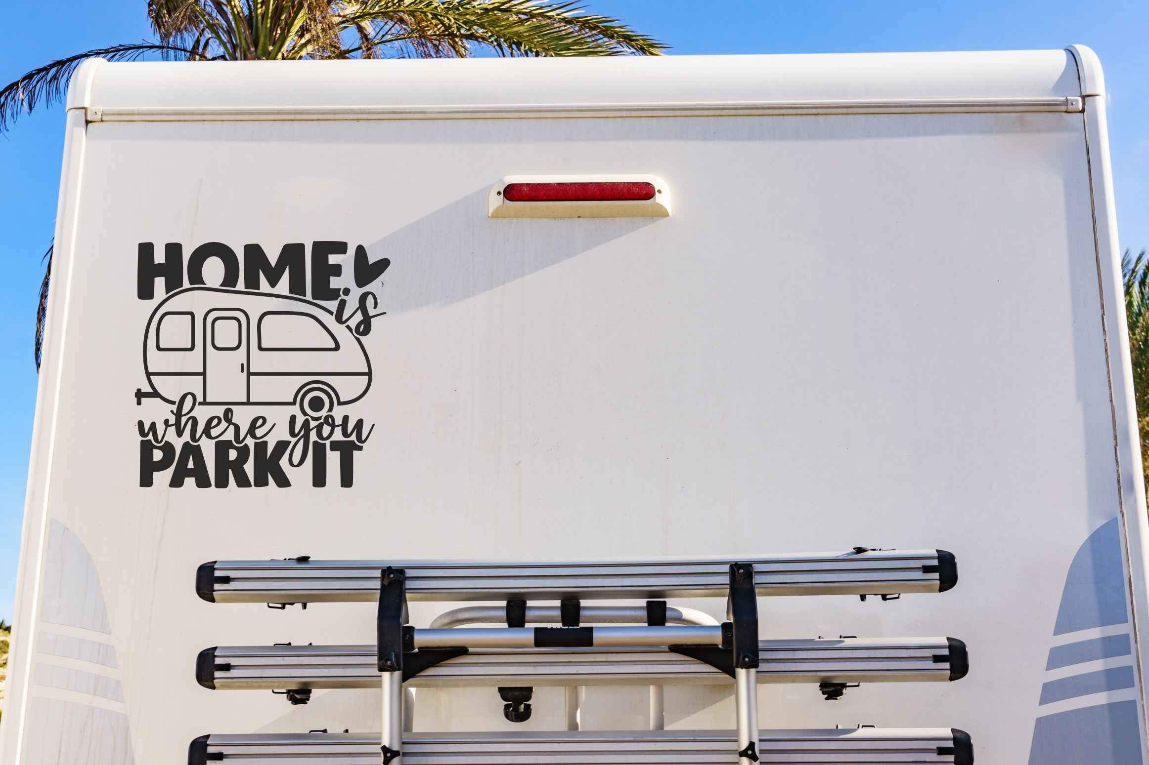 Home is where you park it. ( sticker )