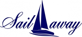 Muursticker: Sail away