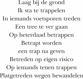 Laag bij de grond