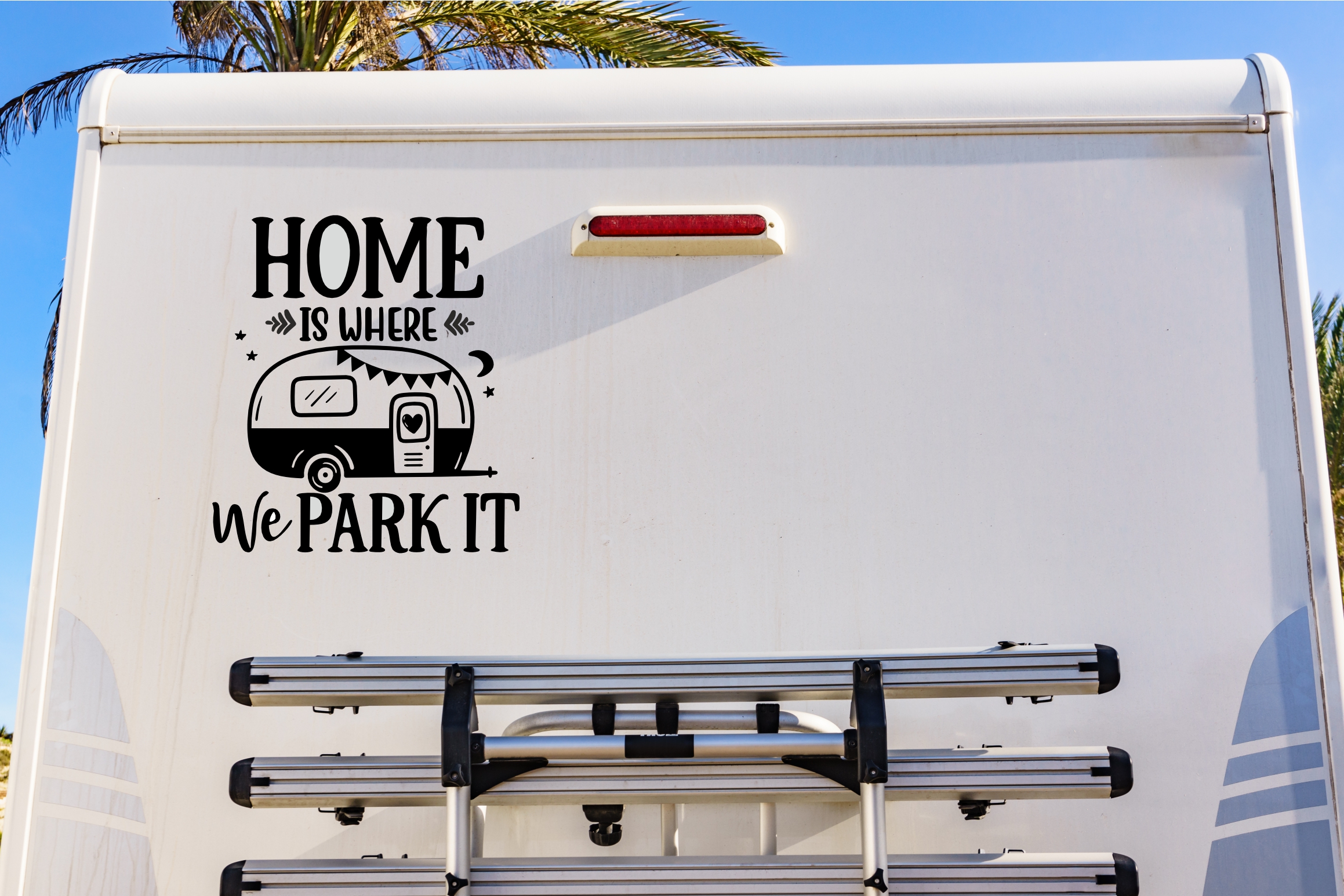 Home is where you park it. 02 ( sticker )