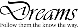 muursticker:Dreams