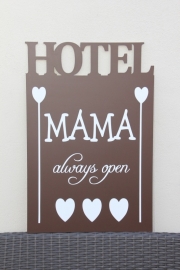 tekstbord:HOTEL MAMA /4 de luxe