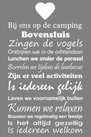 Bij ons op de camping