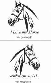 I Love my Horse - (grote afmeting))