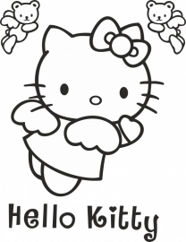 Hello Kitty sticker A4