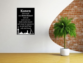 Tekstbord Kanen (Rotterdams)