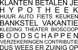 Muursticker: Klanten