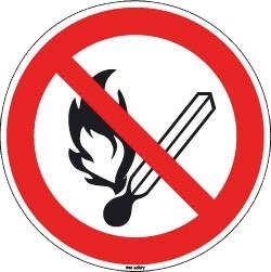 open vuur verboden