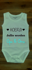 Hoera Jullie worden Opa & Oma