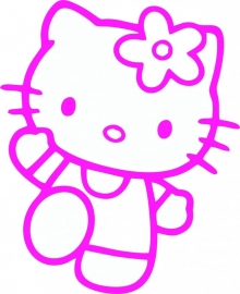 Hello Kitty Aufkleber  A2