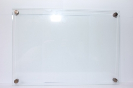 GL 292 - glas naambord 297 x 420 mm