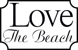 Love the Beach sticker
