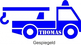 Muursticker: Takelwagen