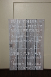 tekstbord: IN DIT HUIS...