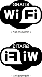 Wi Fi stickers 1 ( grote afmetingen )