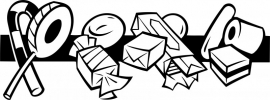 N6-236 keuken sticker ( snoep ) prijs vanaf