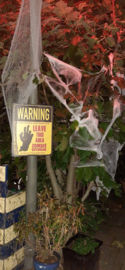 Halloween WARNING bord ( Zombie )