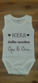 Hoera Jullie worden Opa & Oma