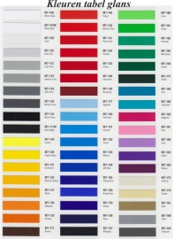 kleuren tabel