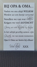 Tekstbord: BIJ OPA &OMA 2