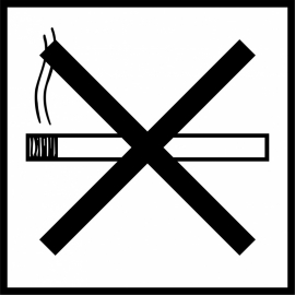 sticker verboden te roken   L7-101