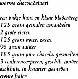 muursticker recept warme chocolade taart