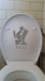 Toilet sticker: RELEX