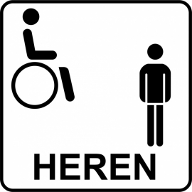 sticker toilet heren L7-093