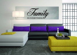 muursticker: Family is everything