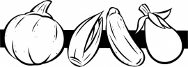 N6-255 keuken sticker ( groente ) prijs vanaf