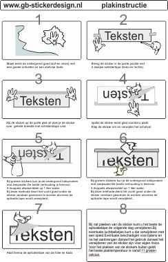 plak instructie