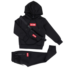 Icon set + bag - zwart