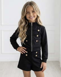 Major girl set - zwart