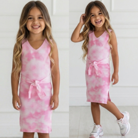 Your Tie Dye Chic Dress - roze