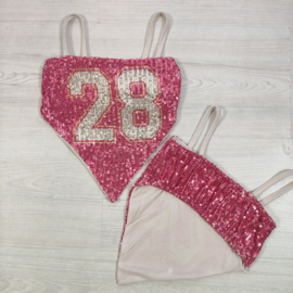 Twinkle Number 28 Top - roze