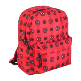 Red spiderman all over backpack