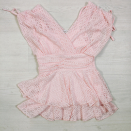 Your Romantic Ruffle Lace Dress