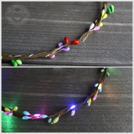 LED hoofdband Fairy - Multicolor blossom/Multi Led