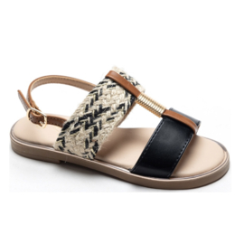 Totally in love sandals - zwart
