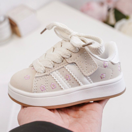 Say it with flowers sneakers - beige