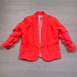 About the sleeves blazer - Coral