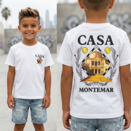 Casa tennis club tee - wit