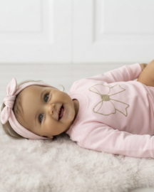Golden bow sweater - Pink