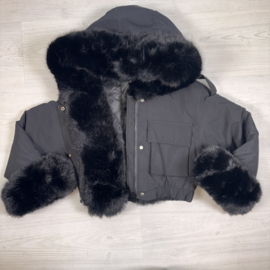 Your Furry Rebel Jacket - zwart
