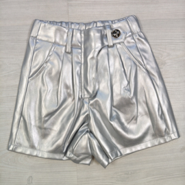 Metallic Mood Shorts - zilver