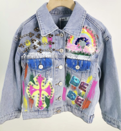 Your kiss denim jacket - blauw