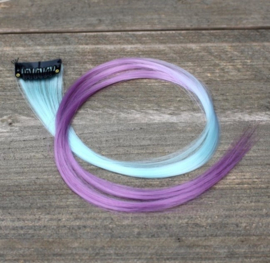 Light Turquoise/Lila hairclip #2