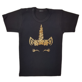 Leopard unicorn tee Shortsleeves